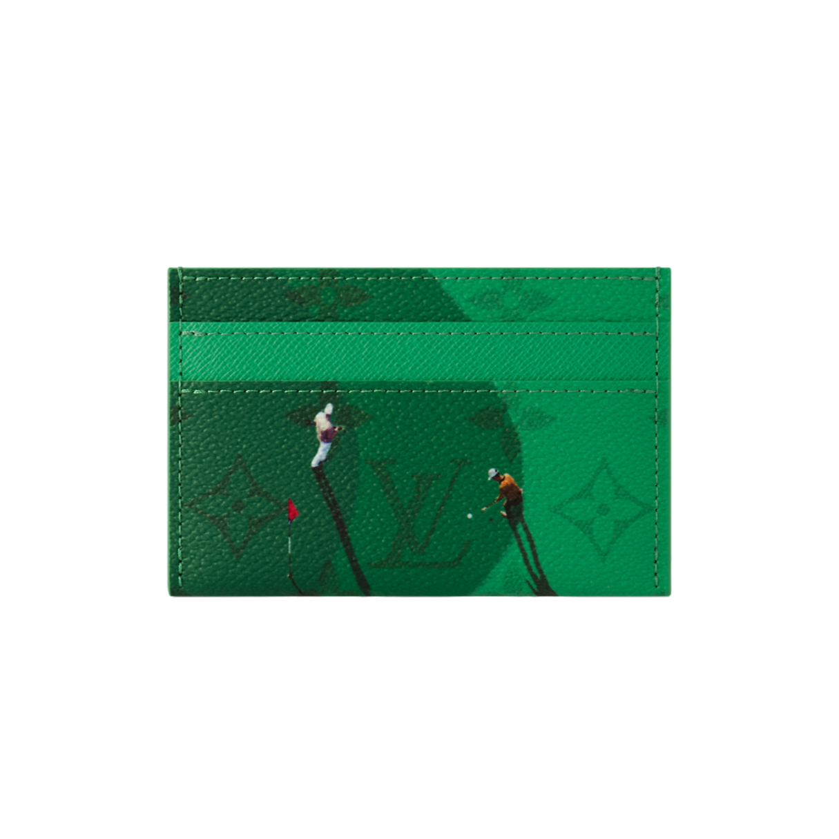 Louis Vuitton Double Card Holder Green