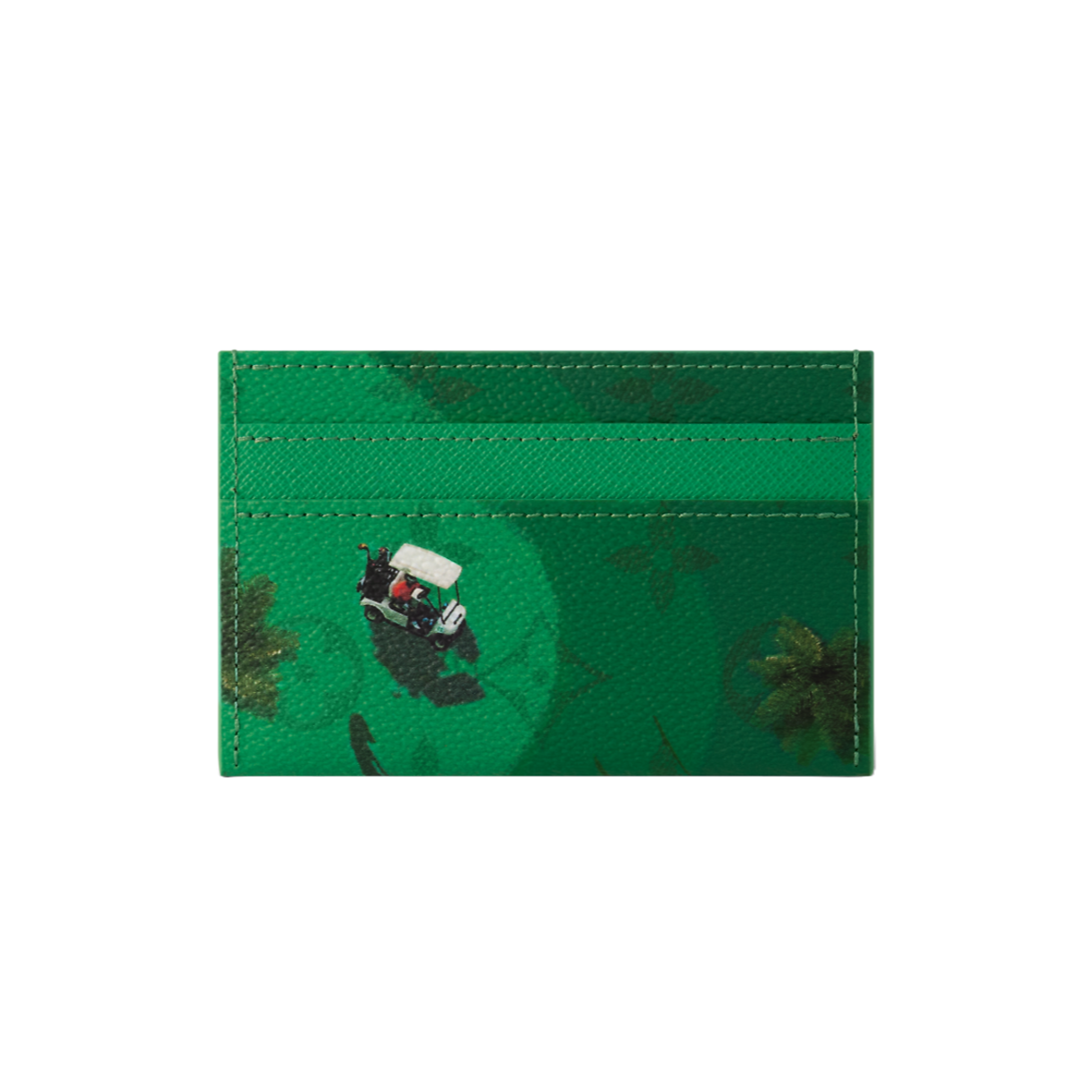 Louis Vuitton Double Card Holder Green