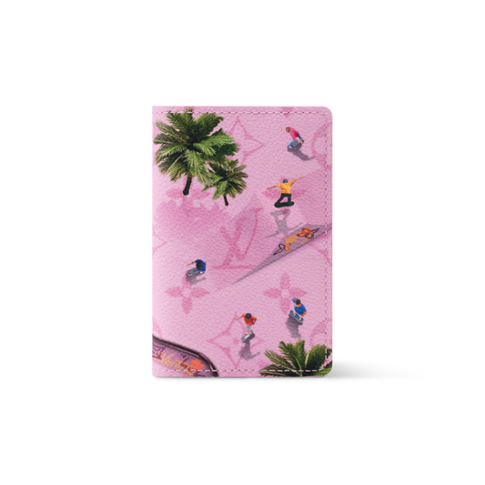 Louis Vuitton Pocket Organizer Skateboard Pink