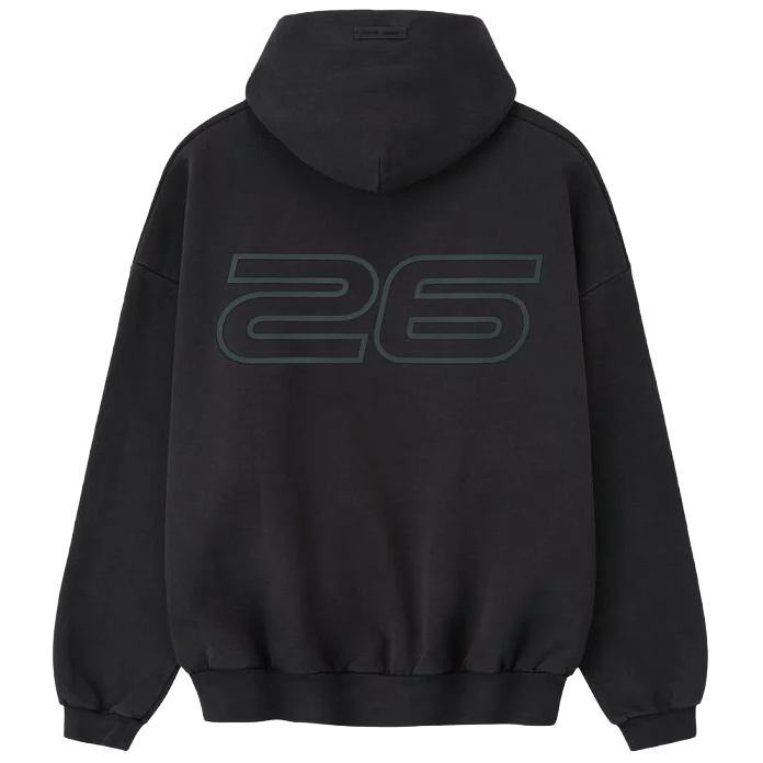 Fear of God Essentials Heavy Fleece 90s Hoodie Vintage Black