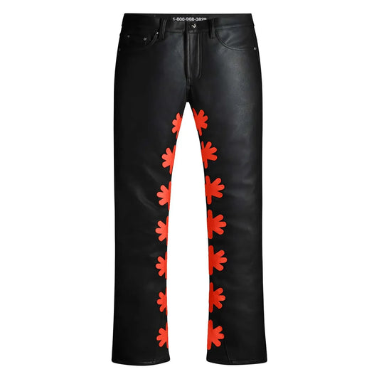 LOSTSHDWS Leather Pant Black/Red