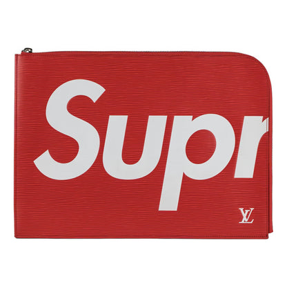 Louis Vuitton x Supreme Pochette Jour Epi GM Red