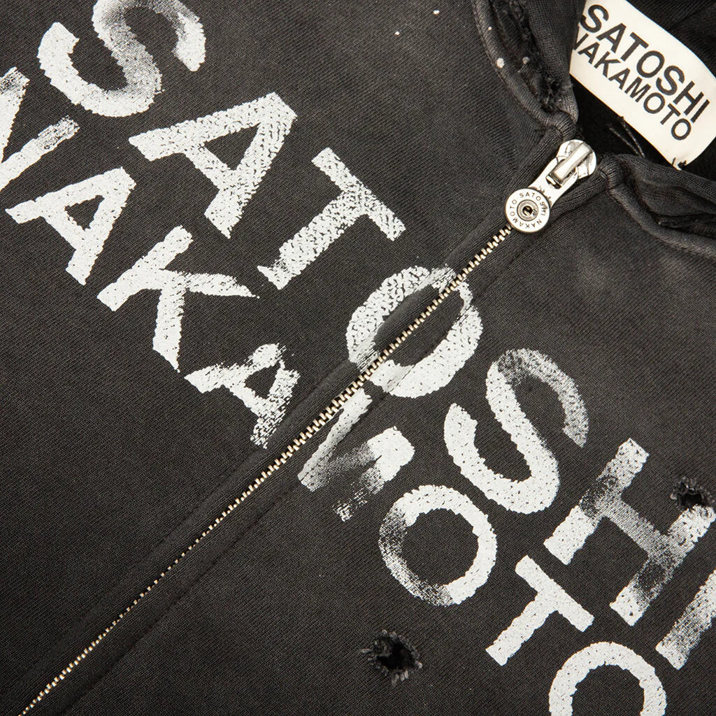 Satoshi Nakamoto Luke Fleece Hoodie Black