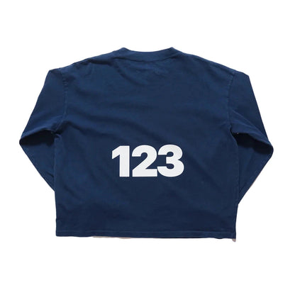 RIVINGTON roi Rebis Meta USO Garden LS Tee Navy