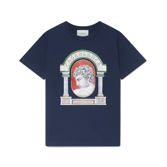 Casablanca La Medaille T-Shirt Navy