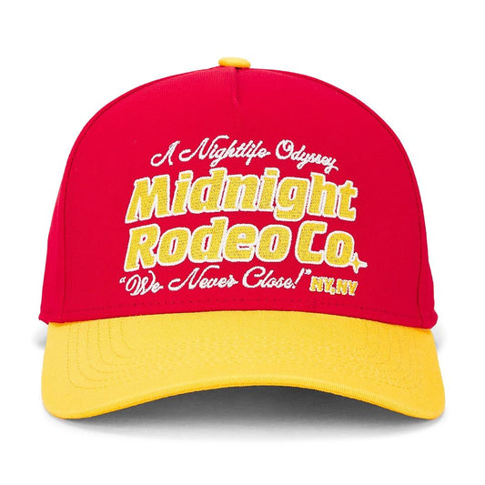 Midnight Rodeo Odyssey Trucker Hat Red