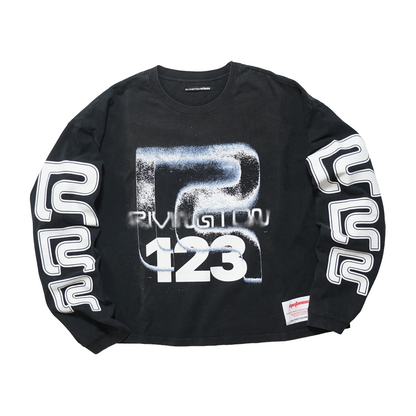 RIVINGTON roi Rebis Meta Alma CVA L/S Tee Vintage Black/Blue