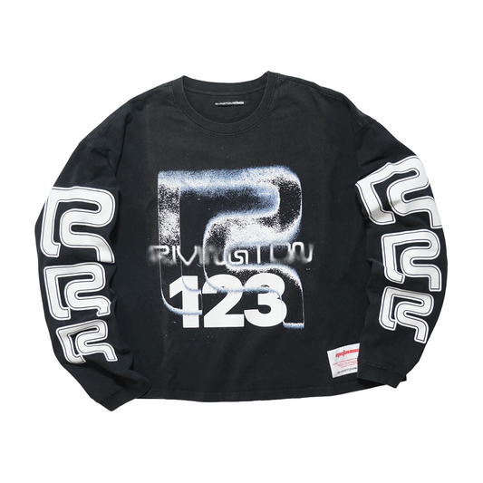 RIVINGTON roi Rebis Meta Alma CVA L/S Tee Vintage Black/Blue
