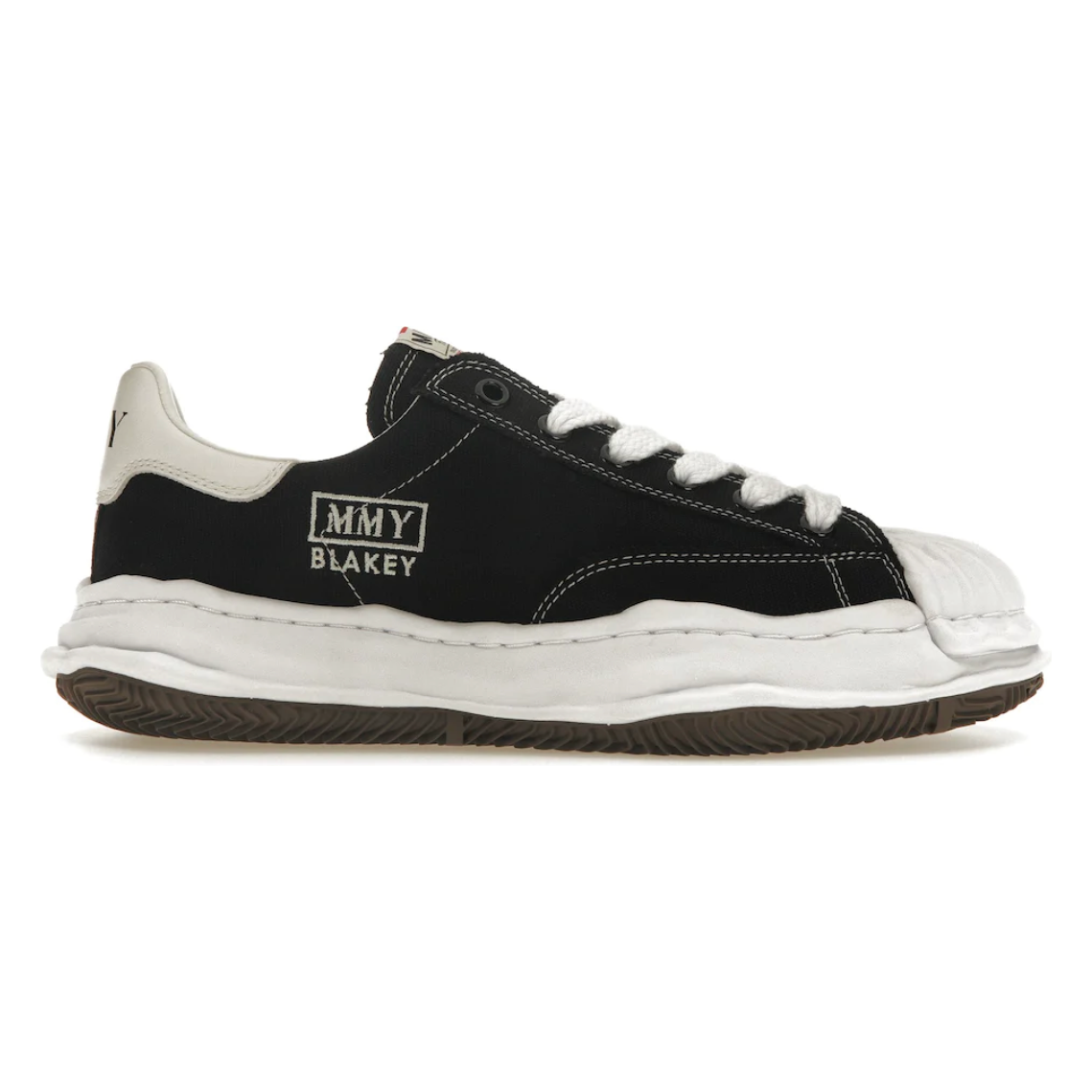 Maison Mihara Yasuhiro Blakey OG Sole Canvas Low Black/White