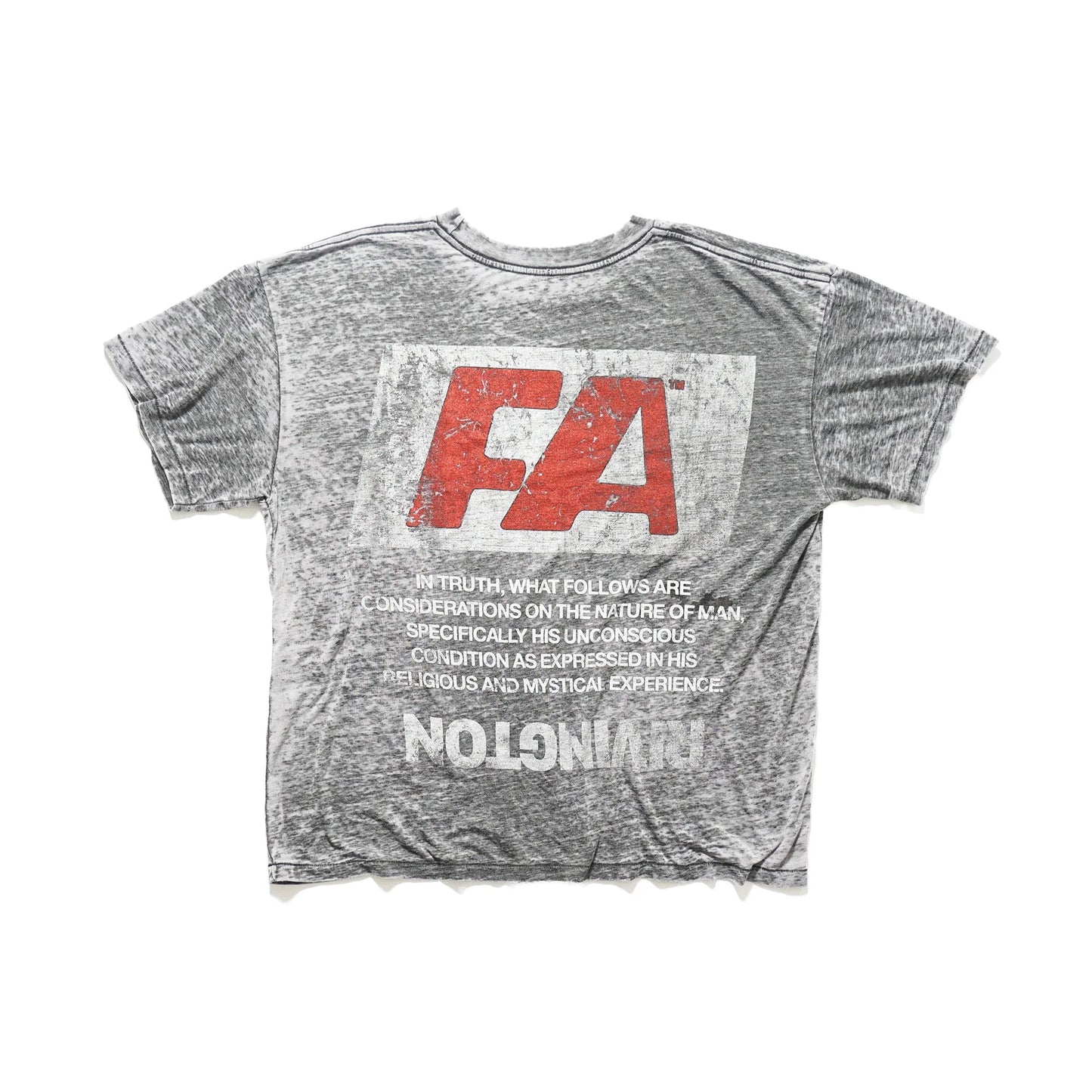 RIVINGTON roi Rebis Nature Of Man SS Tee Welder Black Burnout