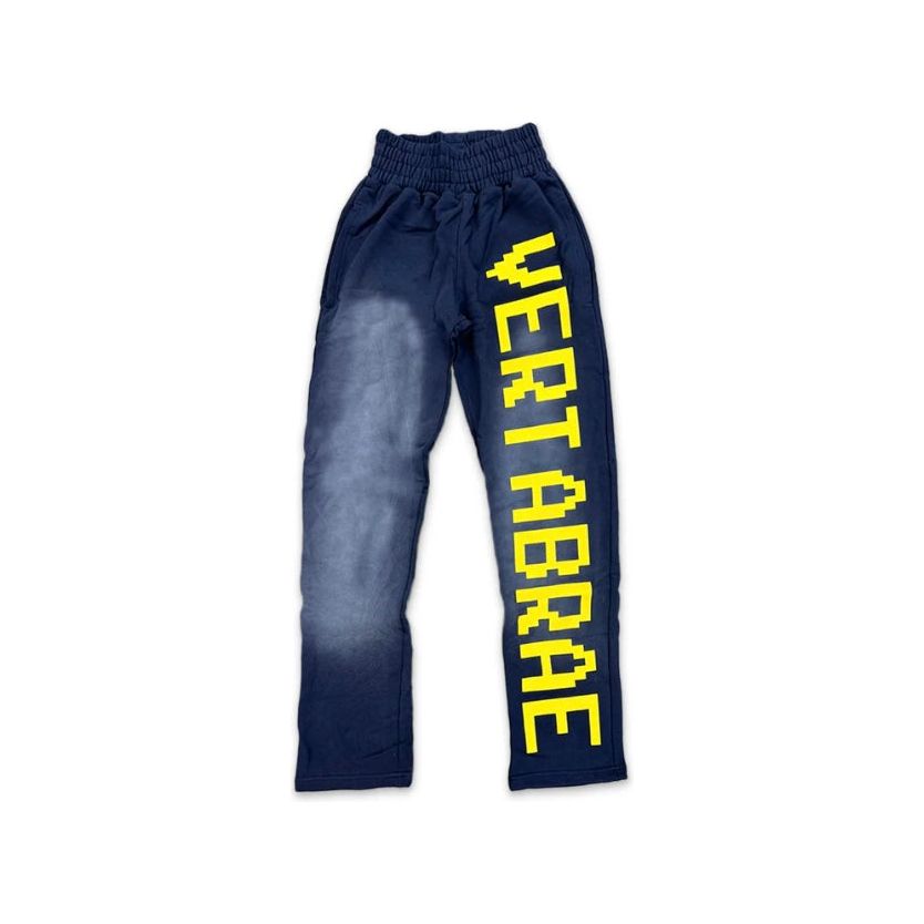 Vertabrae C-2 Sweatpants Washed Navy/Yellow