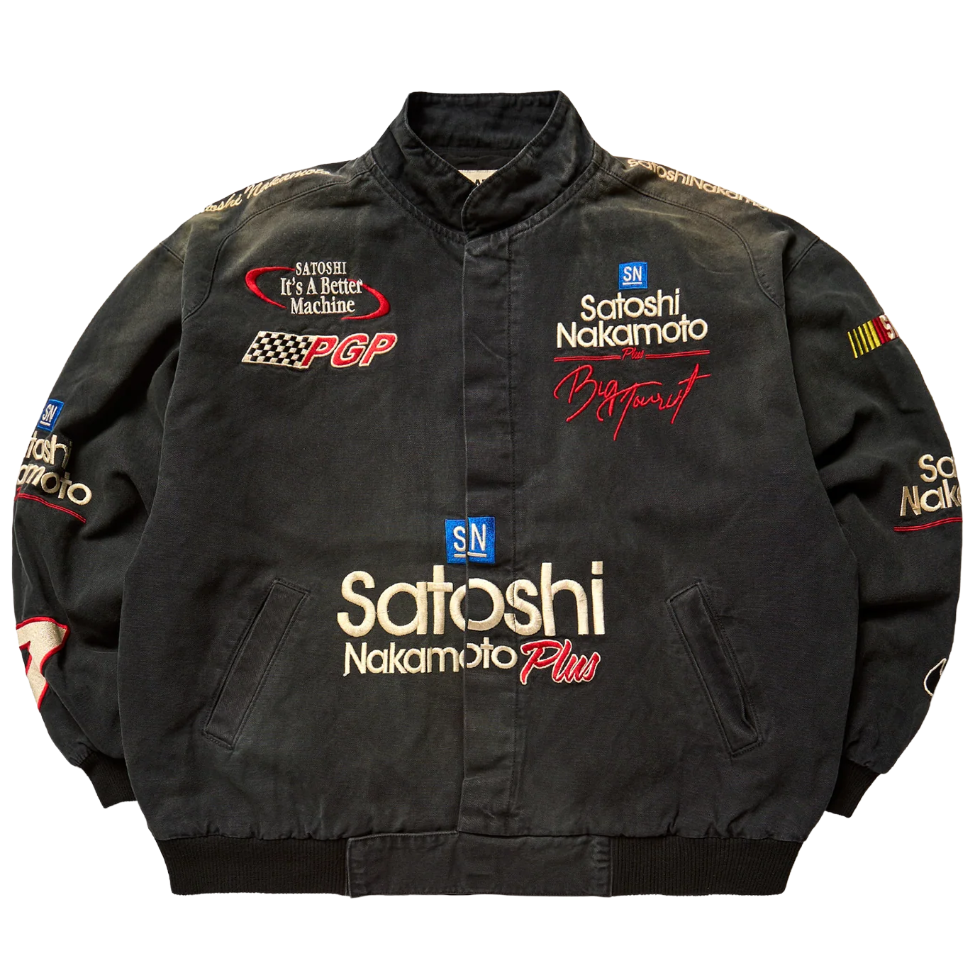 Satoshi Nakamoto Days Of Thunder Jacket Black