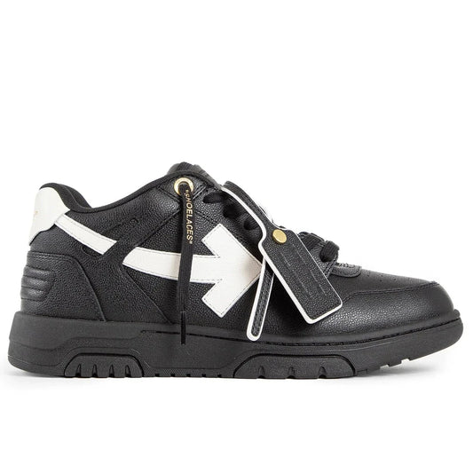 Off-White Out Of Office Basket Leather Sneaker Black