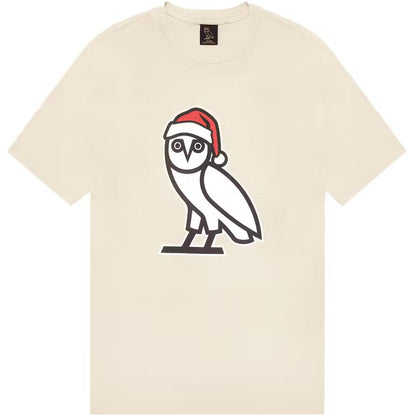 OVO Holiday Owl T-Shirt Cream