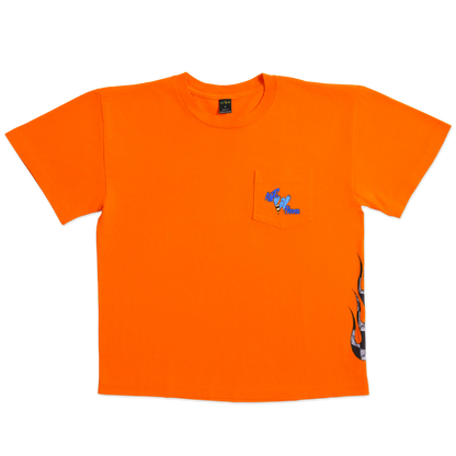 Matty Boy Flame T-Shirt Orange