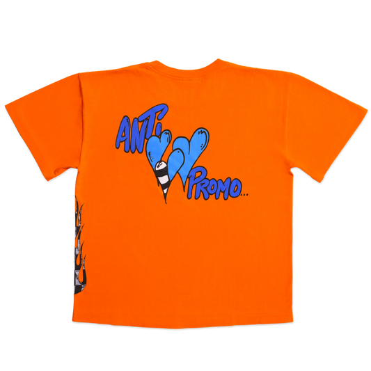 Matty Boy Flame T-Shirt Orange
