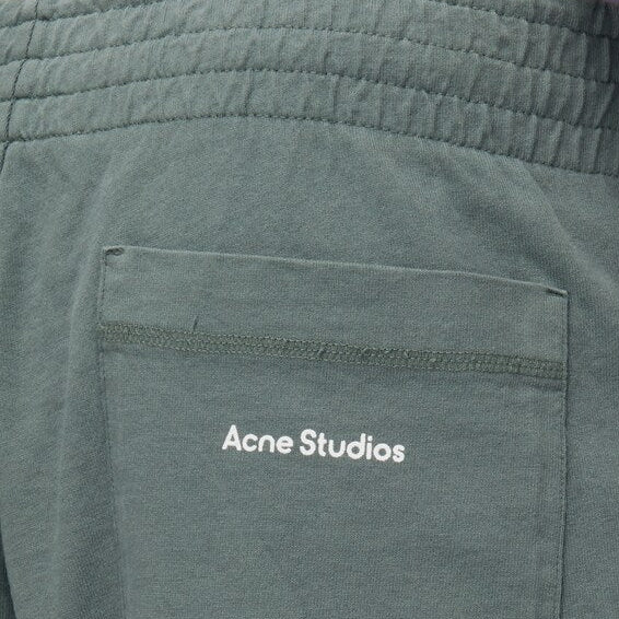 Acne Studios Exposed Seam Shorts Cedar Green