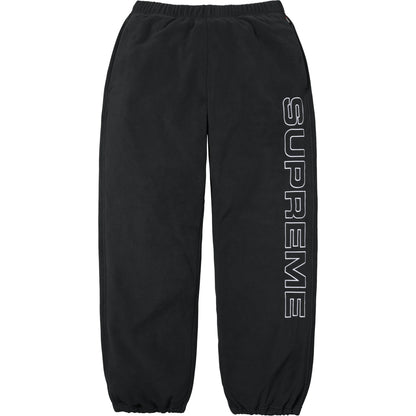 Supreme Spellout Embroidered Polartec® Pant Black