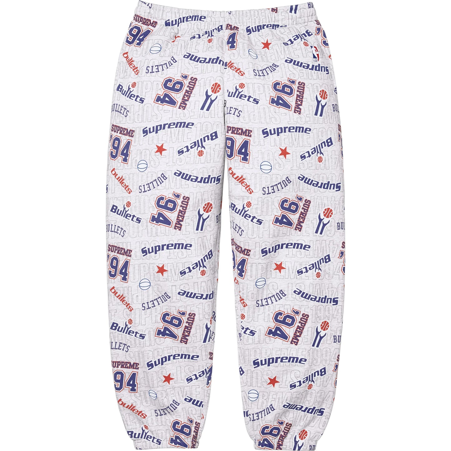 Supreme®/Mitchell & Ness® Teams Sweatpant Ash Grey