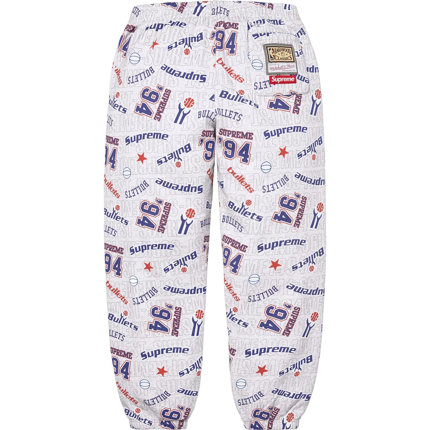 Supreme®/Mitchell & Ness® Teams Sweatpant Ash Grey