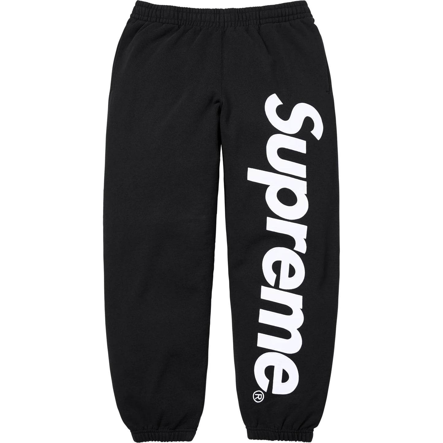 Supreme Satin Appliqué Sweatpant Black (SS26)