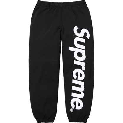 Supreme Satin Appliqué Sweatpant Black (SS26)