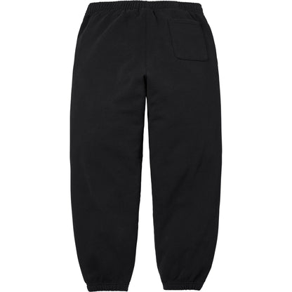 Supreme Satin Appliqué Sweatpant Black (SS26)