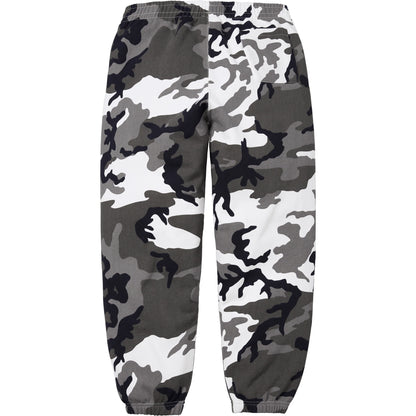 Supreme Satin Appliqué Sweatpant Snow Camo (SS26)