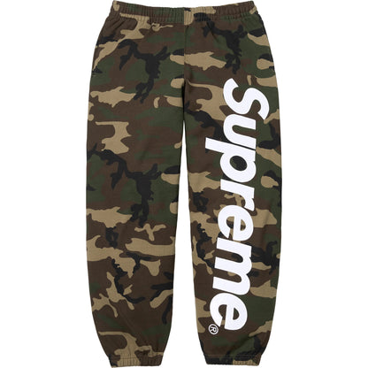 Supreme Satin Appliqué Sweatpant Woodland Camo (SS26)