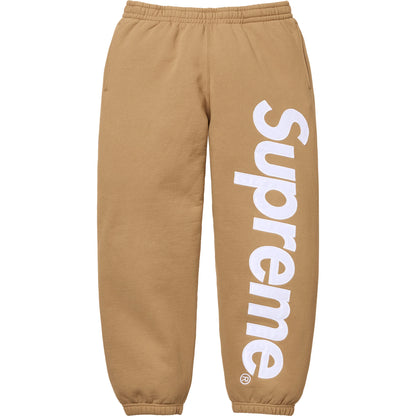 Supreme Satin Appliqué Sweatpant Light Tan (FW25)