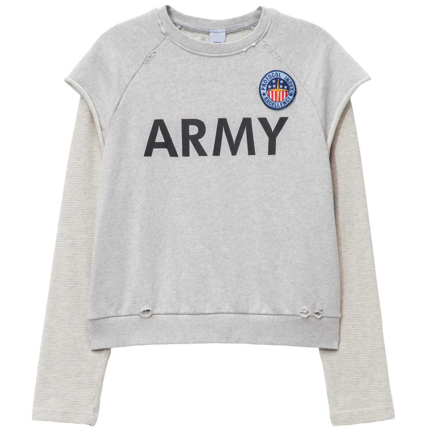 Protocol Index Layered Thermal Jersey Melange Grey