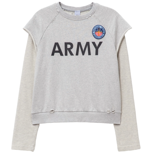 Protocol Index Layered Thermal Jersey Melange Grey