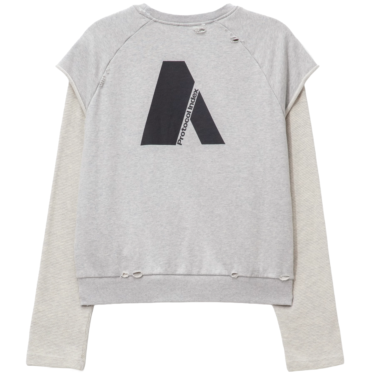 Protocol Index Layered Thermal Jersey Melange Grey
