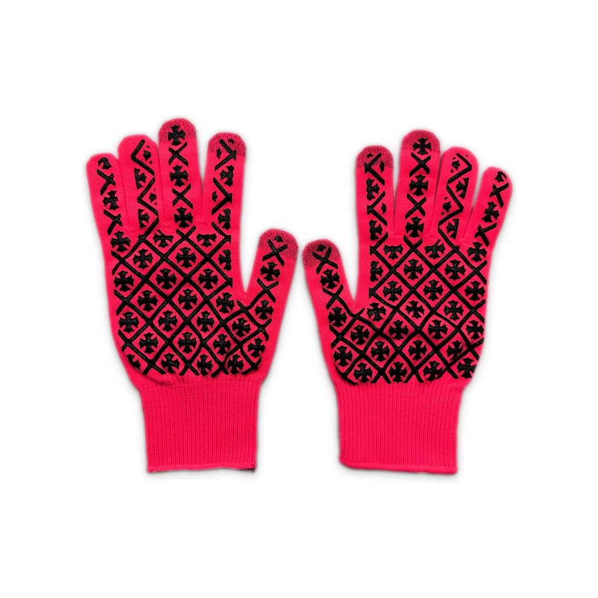 Chrome Hearts CH Plus Work Gloves Pink