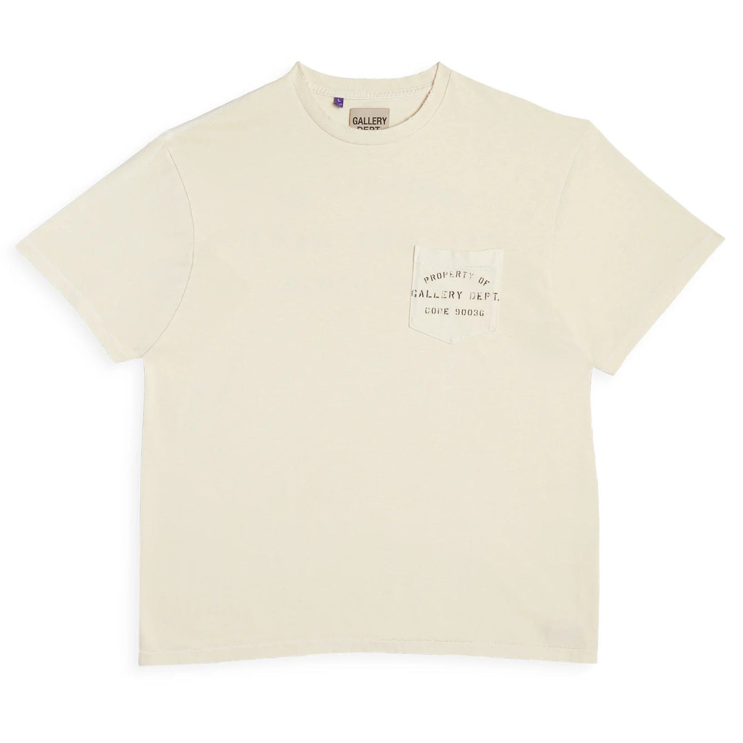 Gallery Dept. Property Of Stencil Tee Antique White