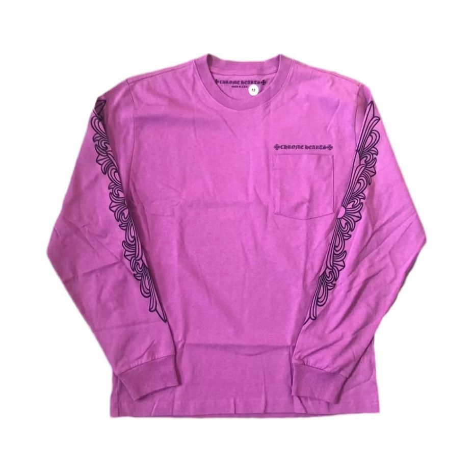 Chrome Hearts Matty Boy Spider Web L/S T-Shirt Purple