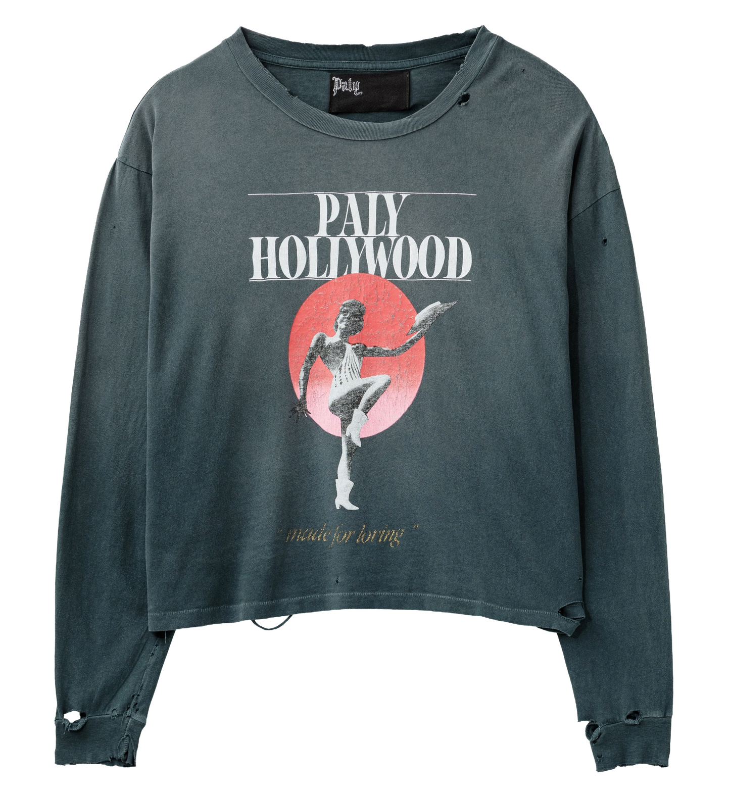Paly Hollywood Myra Breckenridge L/S Tee Vintage Black