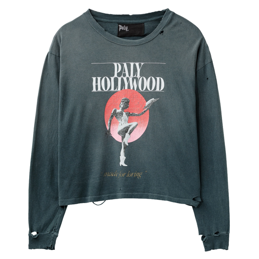 Paly Hollywood Myra Breckenridge L/S Tee Vintage Black