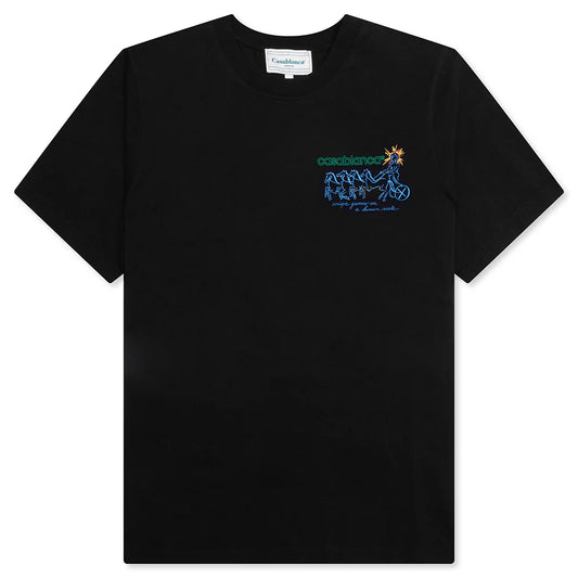 Casablanca Pentathlon T-Shirt Black