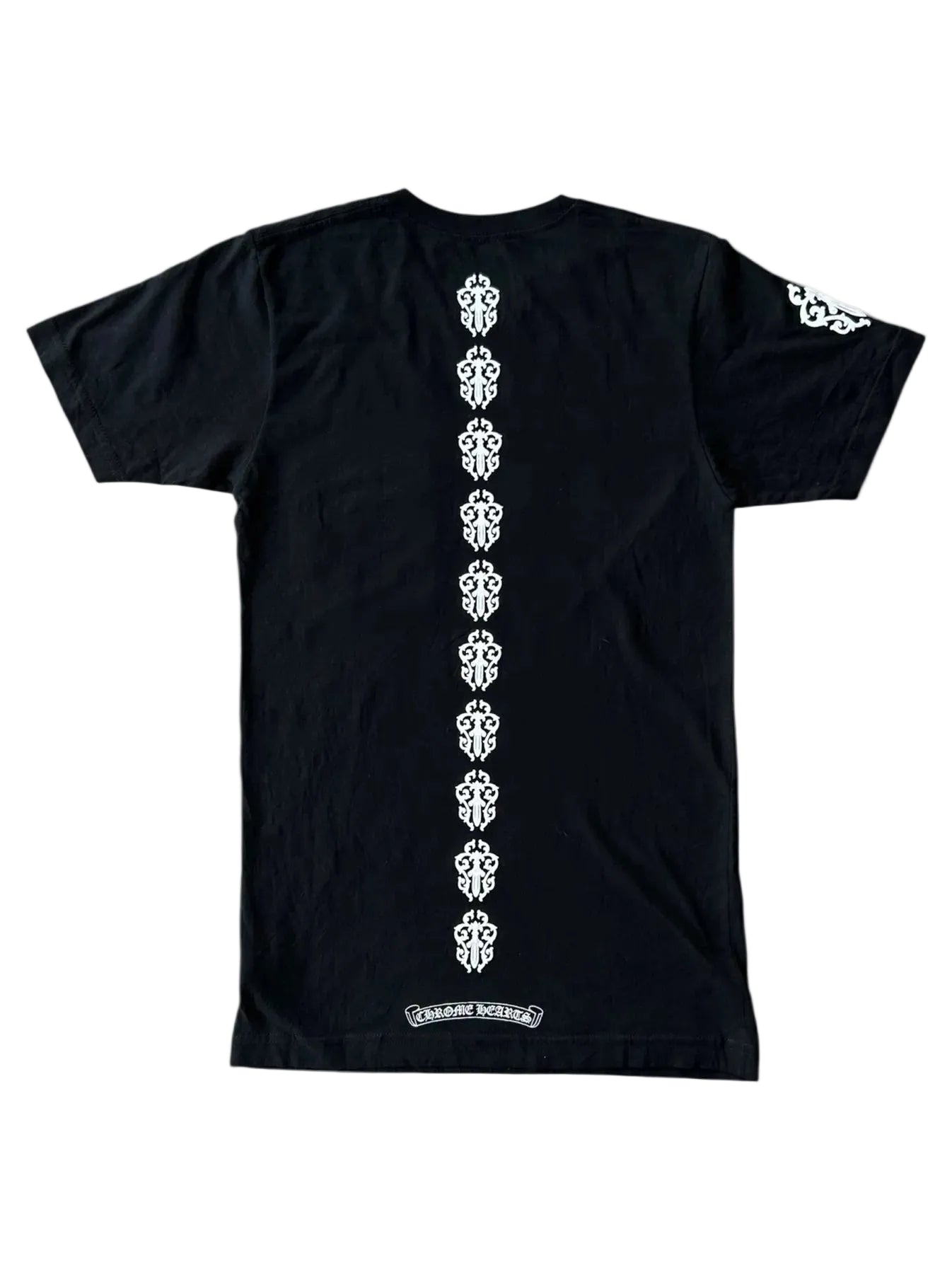 Chrome Hearts Vertical Dagger Logo T-Shirt Black (Womens)