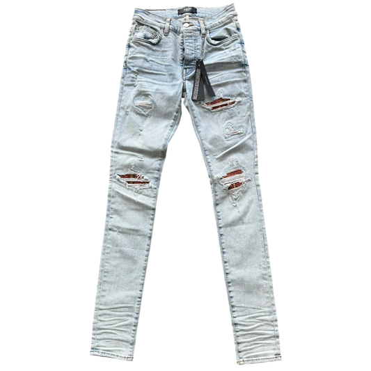 Amiri Bandana MX1 Light Indigo/Orange