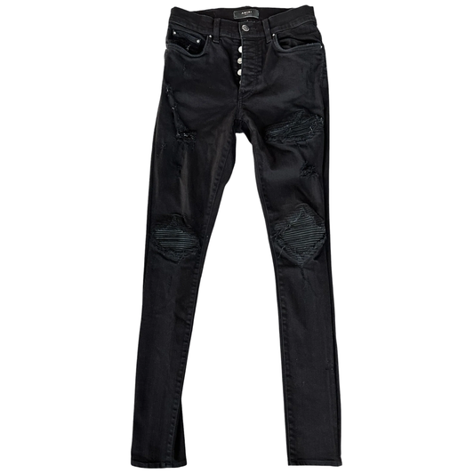 Amiri MX1 Suede Jean Black OD