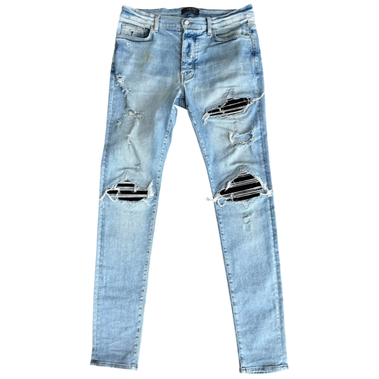 Amiri MX1 Jean Light Indigo/Black