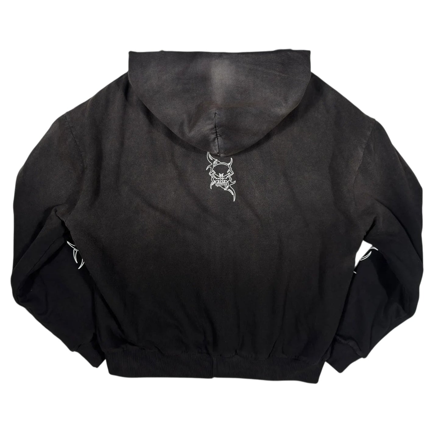 Bossi Reversible Thermal Lined Zip-Up Hoodie Vintage Black/White