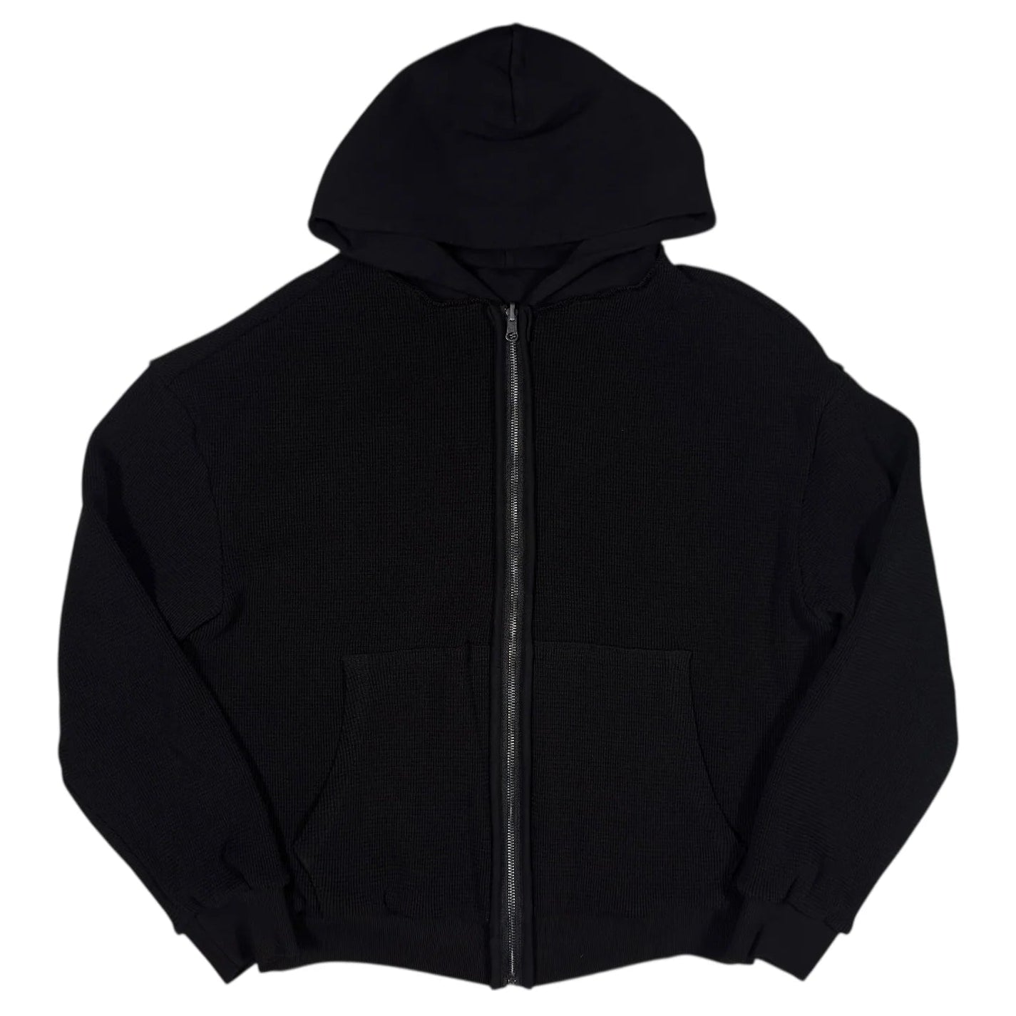 Bossi Reversible Thermal Lined Zip-Up Hoodie Black/Gunmetal Foil