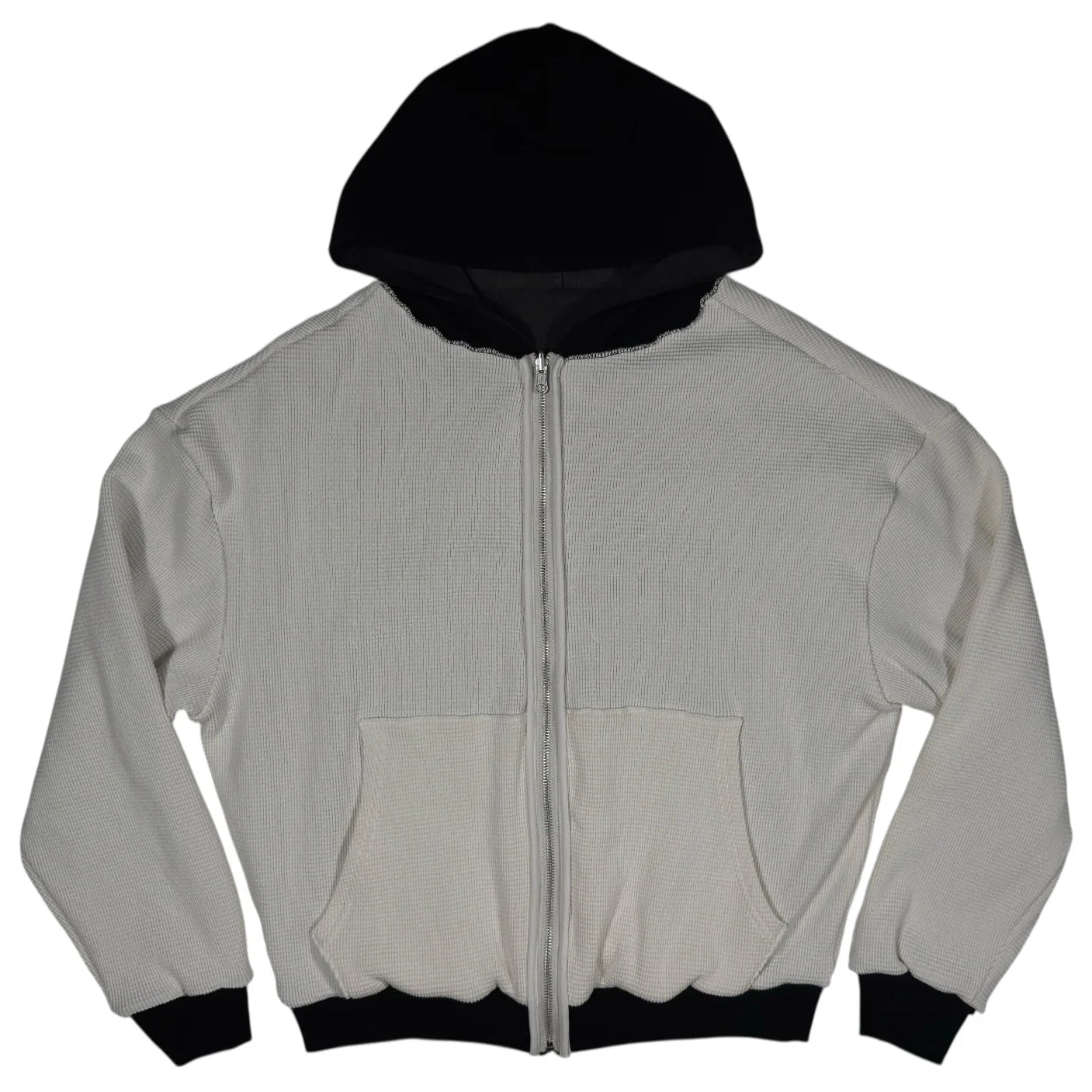 Bossi Reversible Thermal Lined Zip-Up Hoodie Vintage Black/White