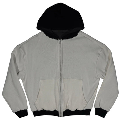 Bossi Reversible Thermal Lined Zip-Up Hoodie Vintage Black/White