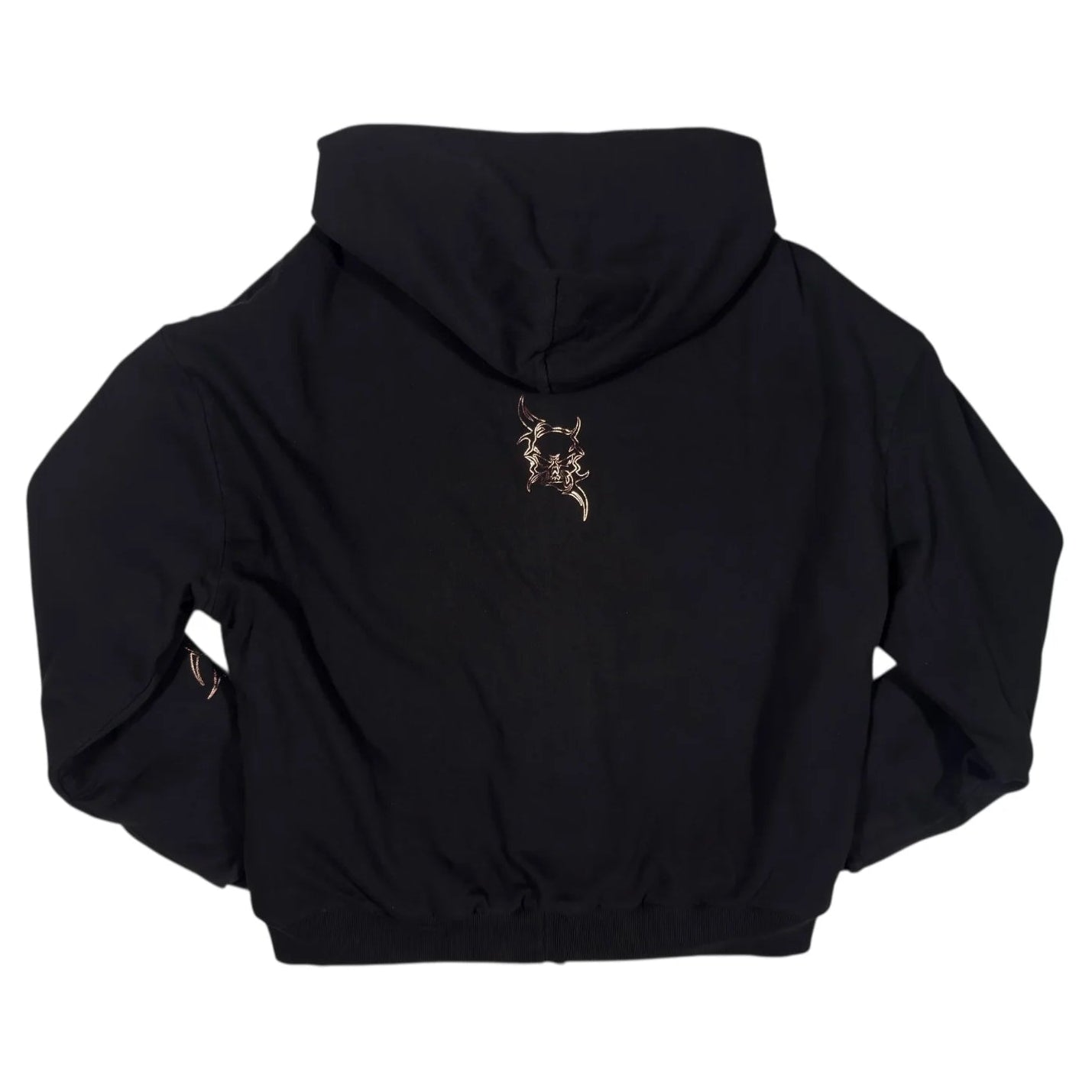 Bossi Reversible Thermal Lined Zip-Up Hoodie Black/Brown Foil