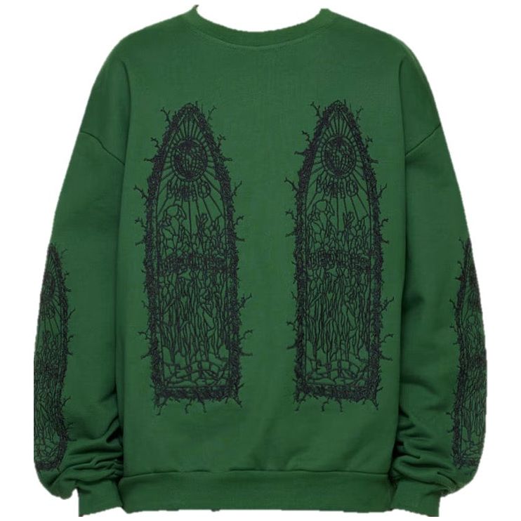 Who Decides War Thorned Crewneck Emerald