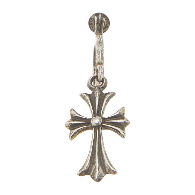 Chrome Hearts Silver Cross Earring